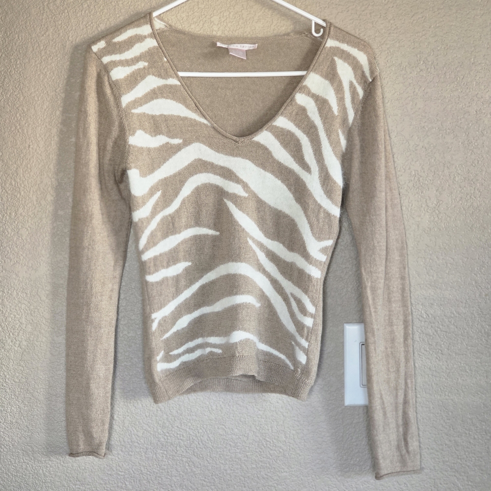 Rebecca Taylor Beige Knit‎ Sweater